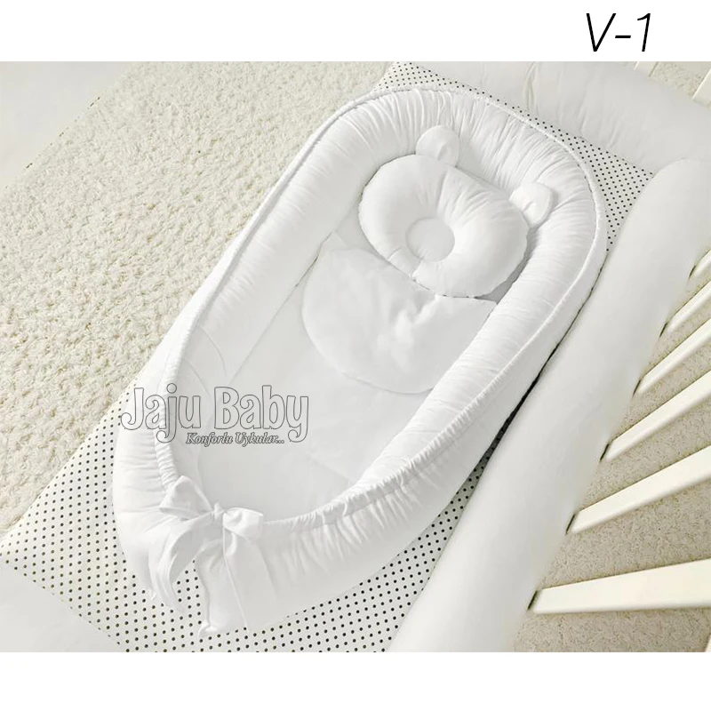 Детская кроватка для сна ручной работы Jaju, 100x60 см, детское гнездо, детская кроватка, Комплект постельного белья от AliExpress RU&CIS NEW