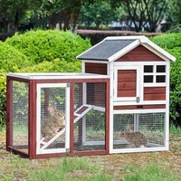 runva wooden pet house rabbit bunny wood hutch house dog house chicken coops chicken cages rabbit cageauburn