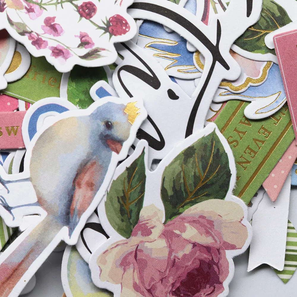 Творческий путь 124 шт. аксессуары для скрапбукинга товары рукоделия печатные