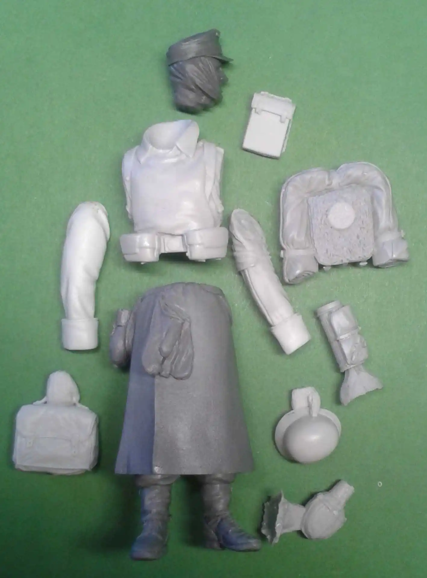 german figure medic scale 1:16 Resin kit 120 mm