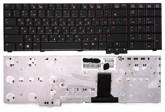 Клавиатура для ноутбука HP Elitebook 8730W черная с джойстиком |