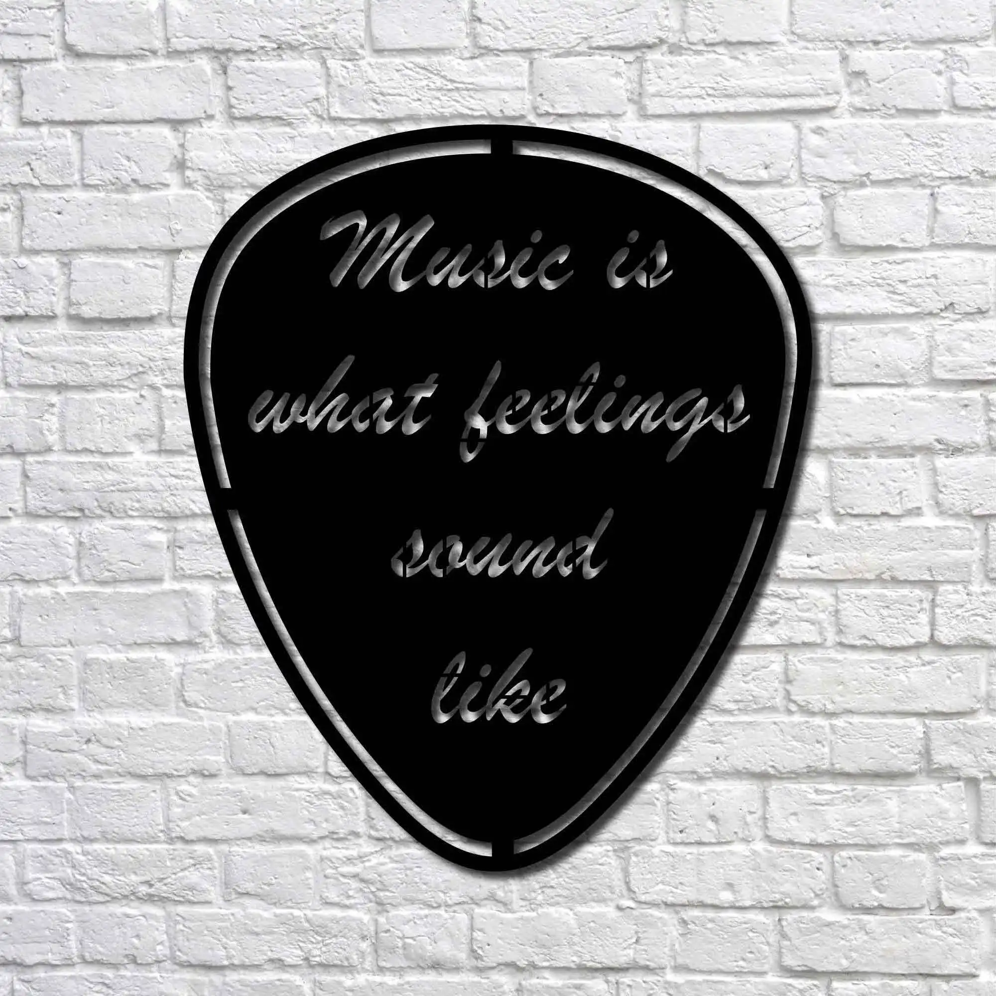 

Guitar Pick 50x42 cm