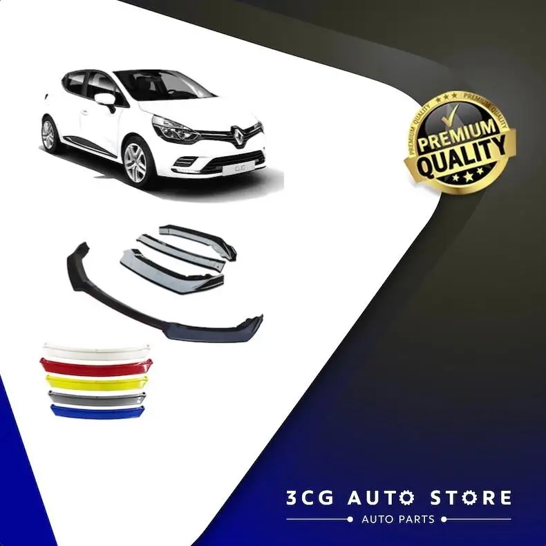 

3CG автомагазин Renault Clio all серия вставка для переднего бампера 4 шт. Боди Комплект для губ высококачественный Renault Clio автомобильные аксессуары