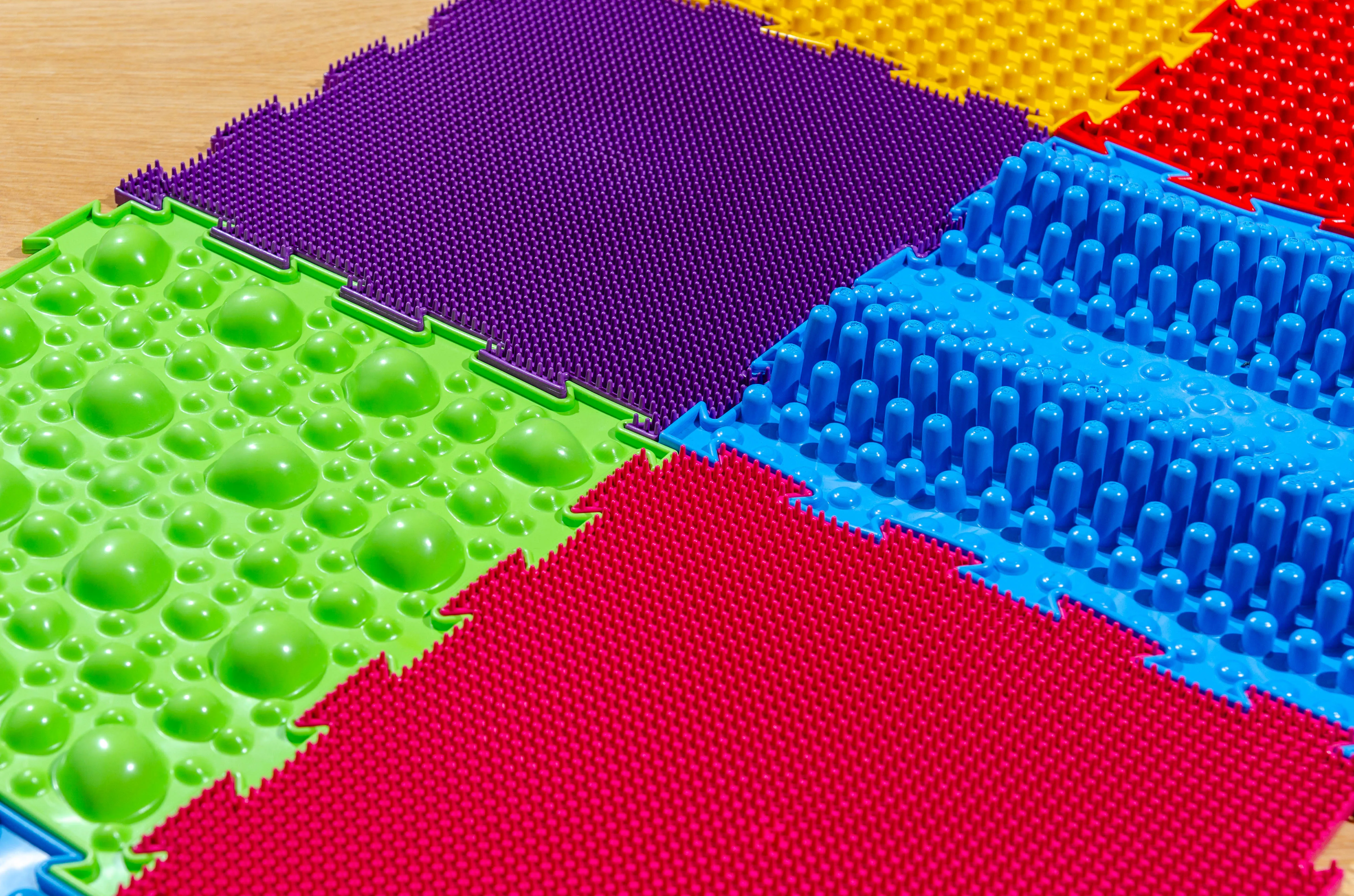 Детский массажный коврик ОРТОДОН набор Профи (8 пазлов)|Коврики развивающие| |