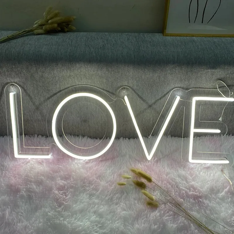 Неоновая вывеска для влюбленных Ineonlife на заказ Свадебное предложение спальни
