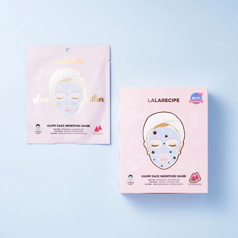 Lalarecipe yuzu self foaming 3in1 cleanser. Lalarecipe glow face moisture mask. lalarecipe.