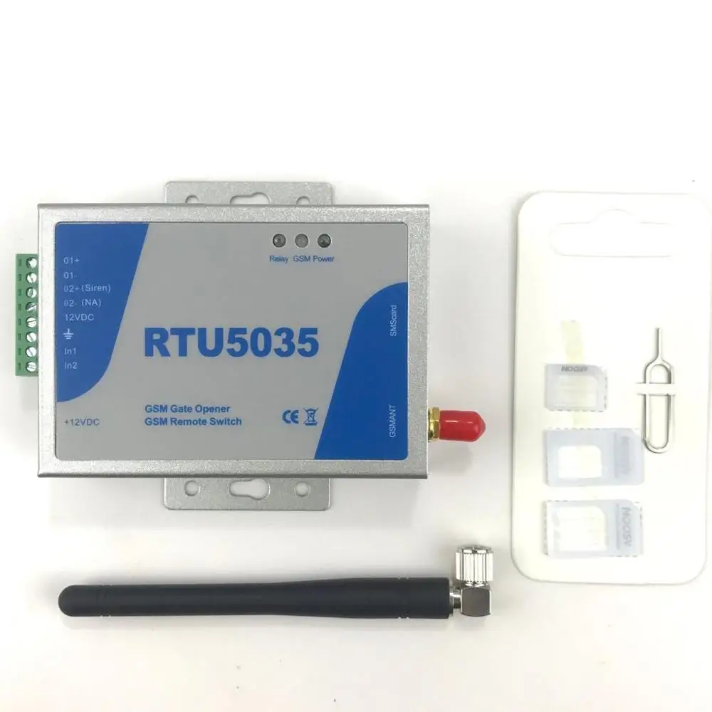 RTU5035-GSM и SMS устройство управления приводом ворот другой автоматикой |