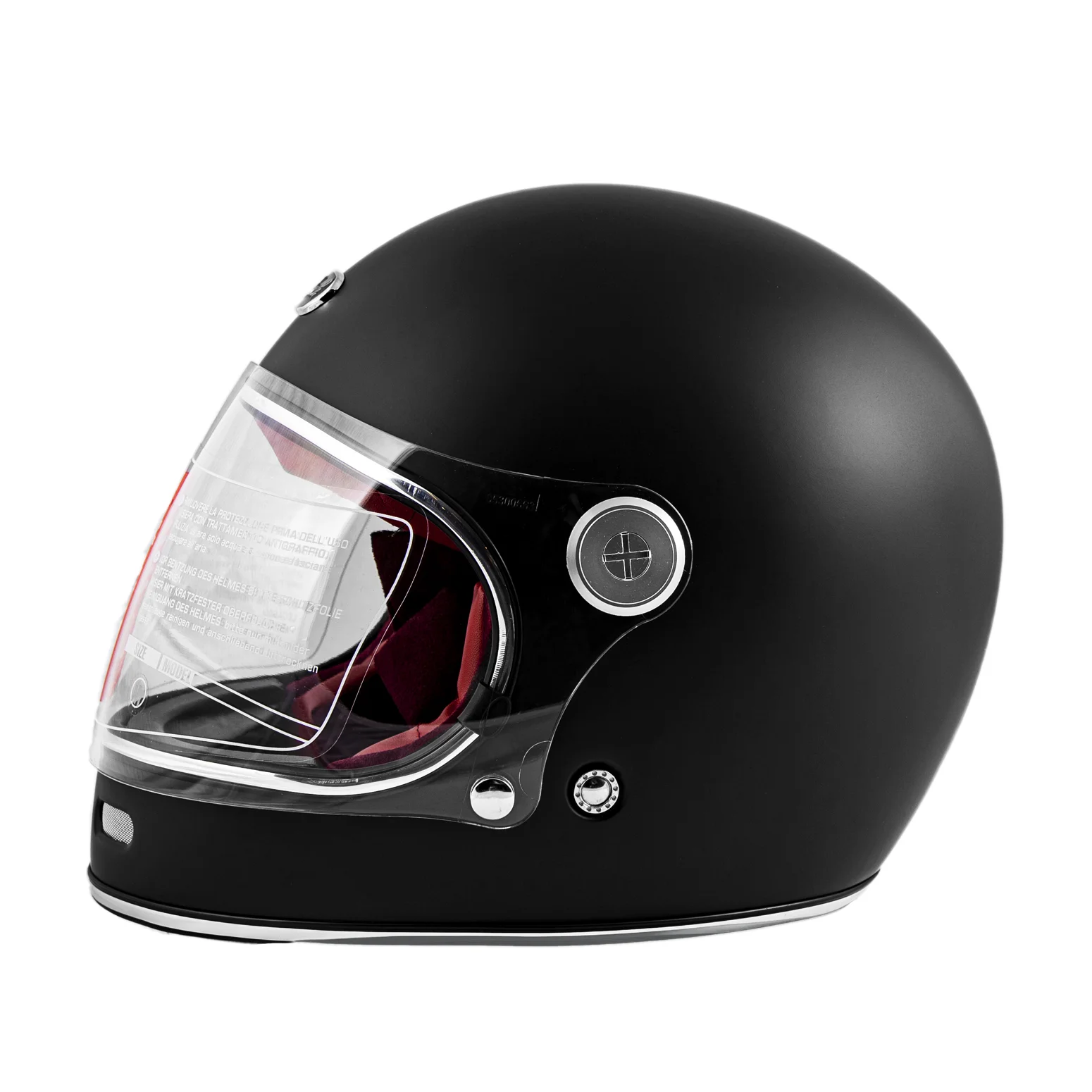 Мотошлем BEON Vintage F1 matt black | Автомобили и мотоциклы