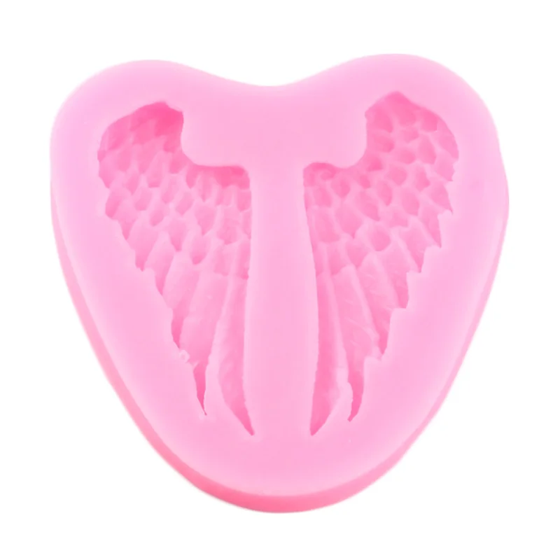 

Angel Wings Silicone Molds DIY Party Chocolate Cupcake Topper Fondant Cake Decorating Tools Candy Polymer Clay Resin Moulds