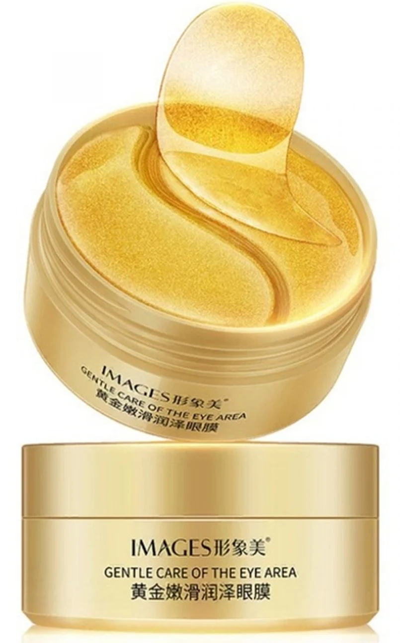 Увлажняющие гидрогелевые патчи с частицами золота для кожи вокруг глаз 60 шт. IMAGES |
