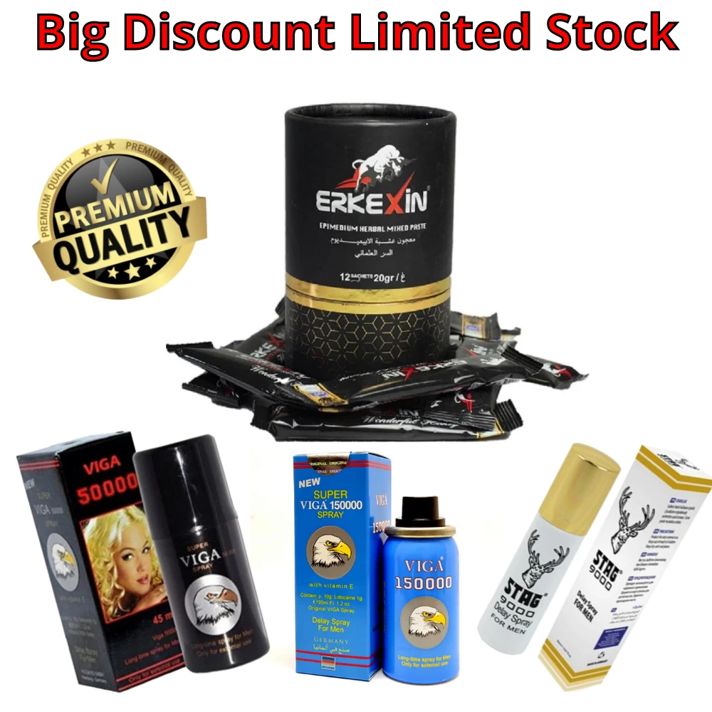 

Viga Spray + Erkeksin Epimedyumlu vitamin 12x20g force hard to be energy lubricant spray delay macun ginseng energy