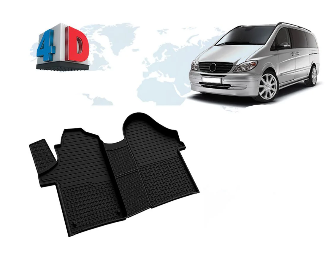 

Mercedes Vito W639 4D Black Mats (2003-2015)