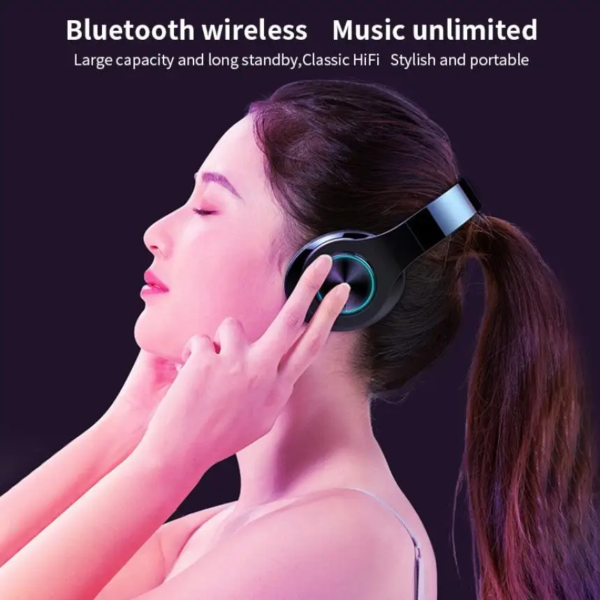 Цвет Беспроводной Bluetooth наушники спортивные Игровые Водонепроницаемый Hi Fi