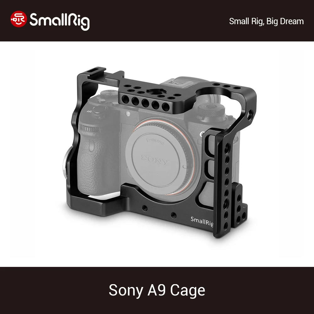 Клетка для камеры SmallRig a9 Sony A9 с креплением холодного башмака Nato Rail +