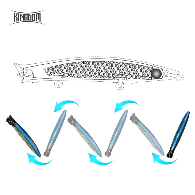 Наживка для рыбы Kingdom Topwater 123 мм 18 5 г 110 12 8 90 7 жесткая искусственная наживка
