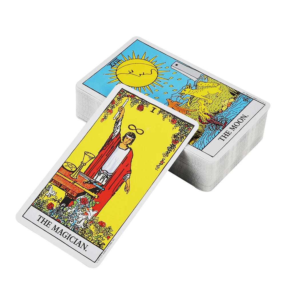 78Pcs/1 Set Full English Radiant Rider Wait Tarot Cards Factory Made Smith Deck Board Game Hot Sale | Спорт и развлечения