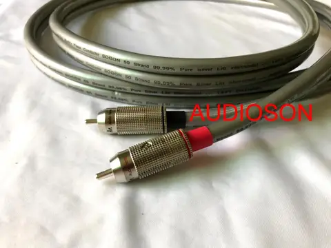 Соединительный кабель RCA AUDIOSON-Audio Note SOGON 50, 99,99% чистого серебра