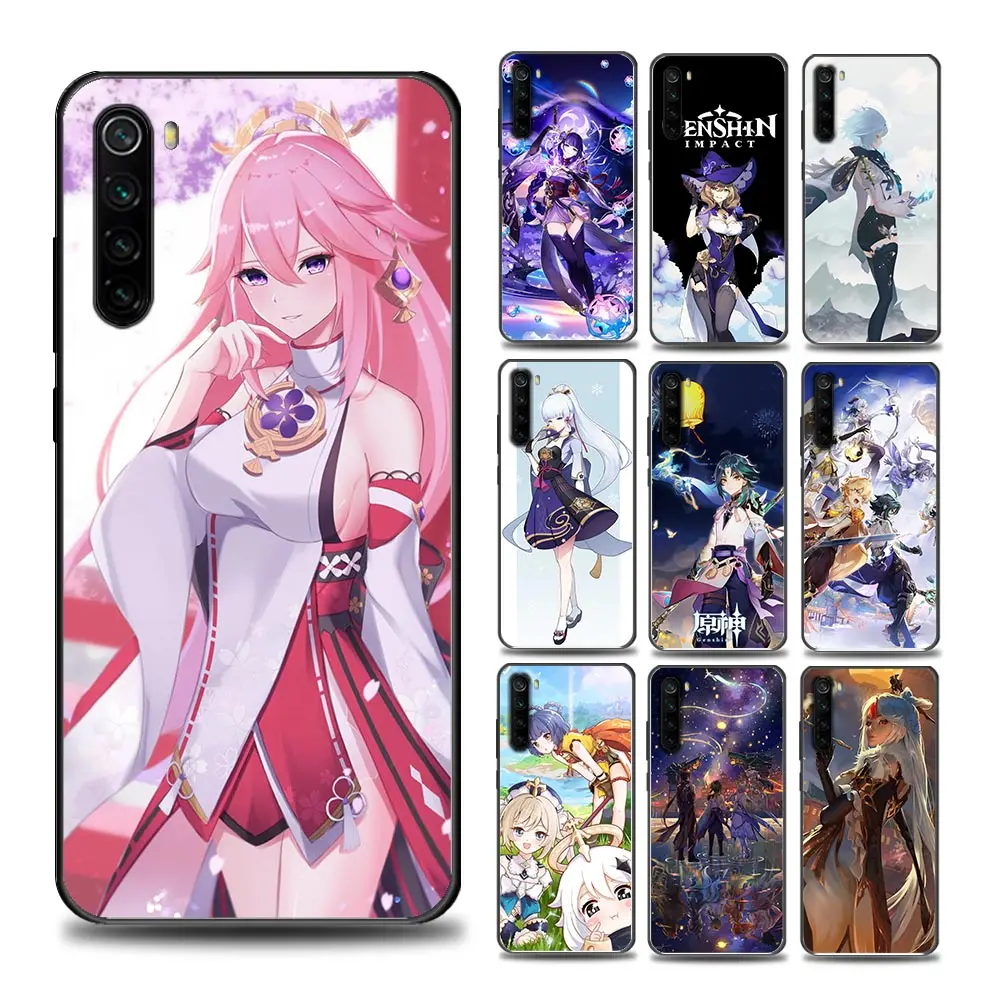 

Genshin Impact Phone Case for Redmi 6 6A 7 7A Note 7 8 8A 8T Note 9 9S 4G 9T Pro Soft Silicone Cover Coque Funda Capa