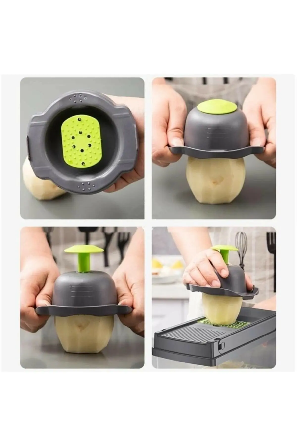 

Vegetable Chopper Dicer Slicer Grater Cutter Multifunctional, Kitchen Supplies, Home Uses, Facilitator, Simple Operation,Quality