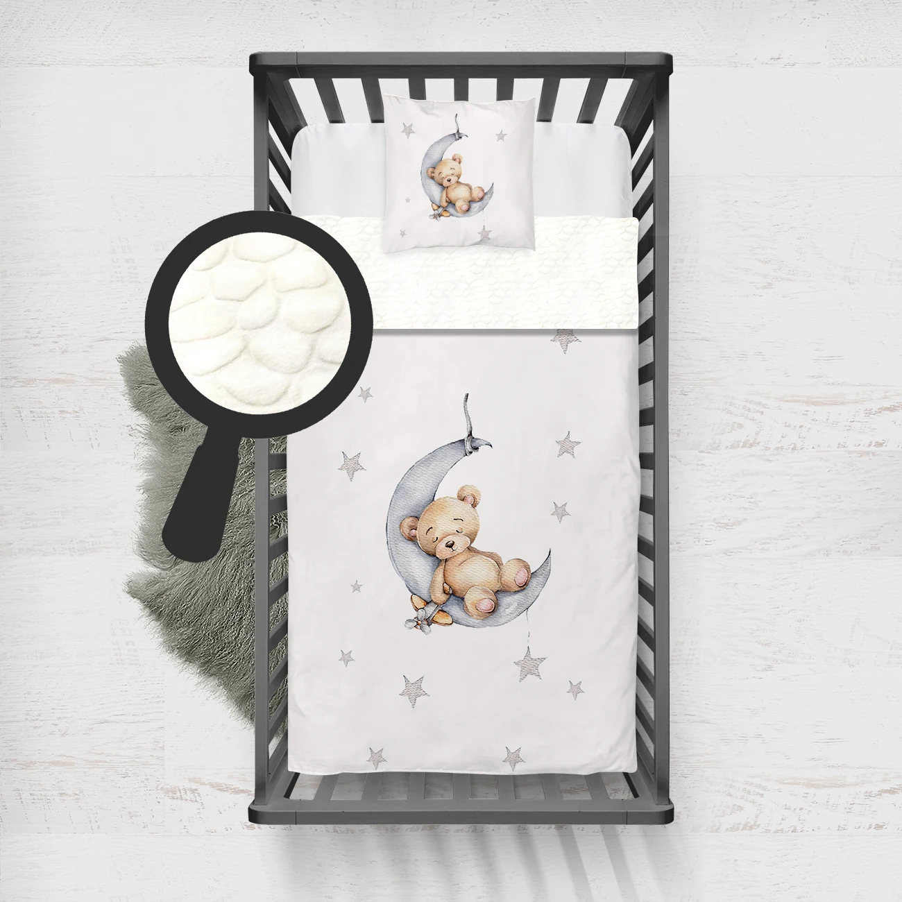 Детское одеяло Minky Супермягкие и теплые одеяла детские для кушетки кровати белая