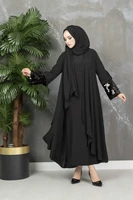 black abayas for women dubai 2022 ramadan african dresses kaftan marocain luxury islam clothing for veils turkey modest arabic