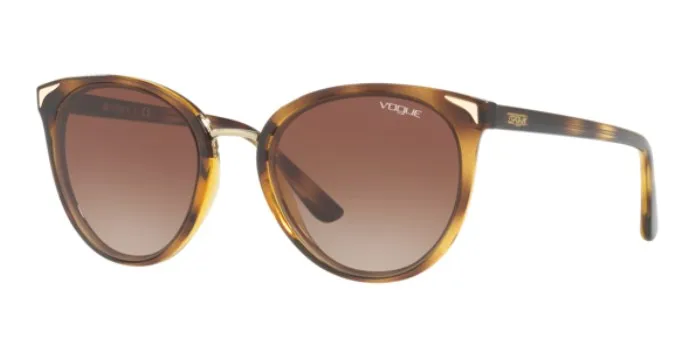 Vogue 5230S W65613 54 Sunglasses, Woman Sunglasses, Brown Frame, Brown gradient Lens, High Quality Vision, %100 UV