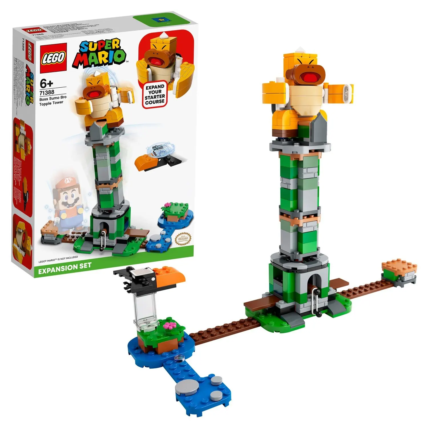 Конструктор LEGO Super Mario 71388 Дополнительный набор Падающая башня босса братца-сумо |