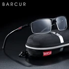 Мужские и женские очки BARCUR, Ультралегкие спортивные очки из алюминия и магния, очки для близорукости по рецепту