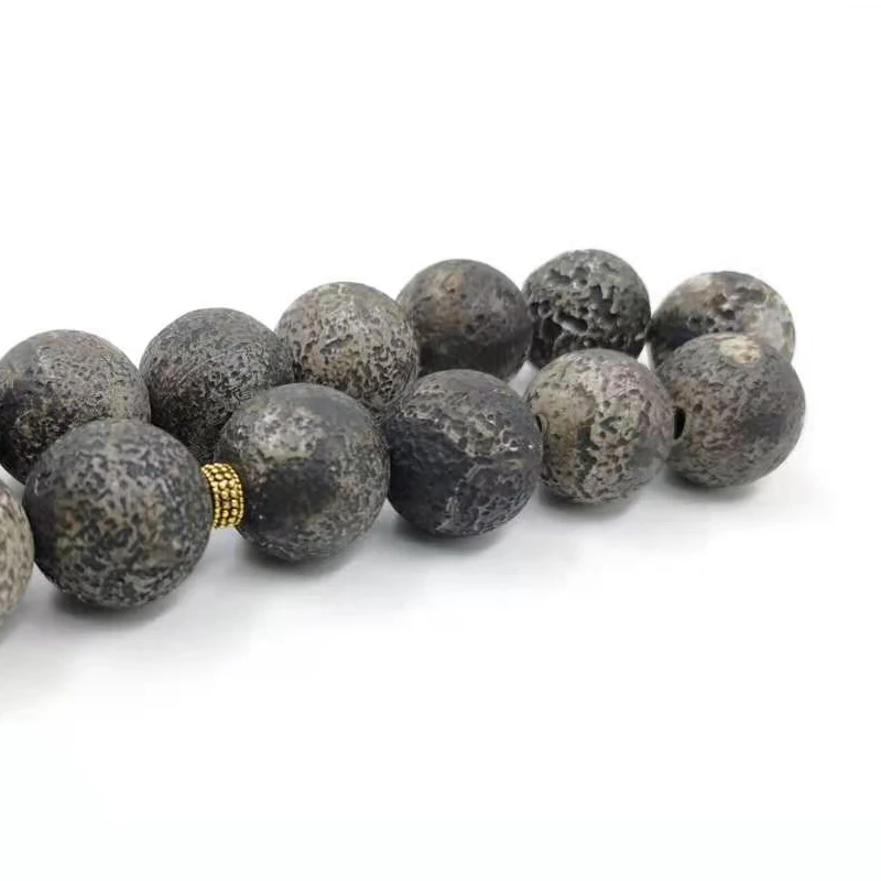 Натуральный старый агатовый камень Tasbih мужские Молитвенные Четки из бусин мусульманских бусин большого размера