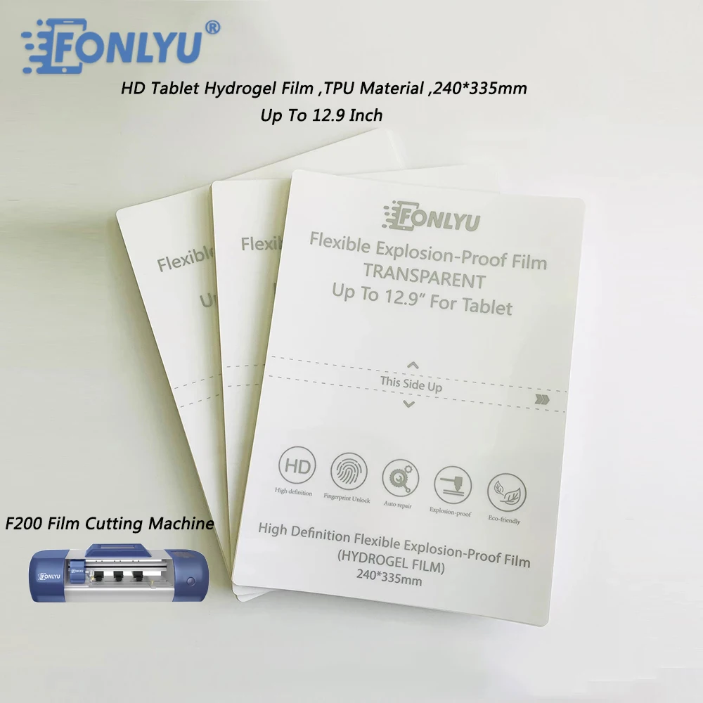

FONLYU Hydrogel Film For Notebook Tablet ipad 7 Screen Proctector Hydrolic Sheet For Film Cutting Machine For Phone Repair Tools