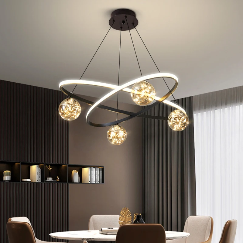 Скандинавский домашний декор Подвесная лампа для столовой комнатный светильник