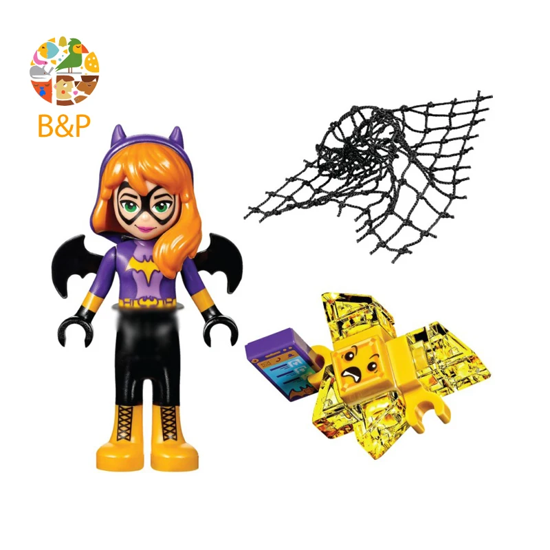 41230 208 шт. серия DC Super Hero Girl модель Batgirl Batjet Chase строительные блоки кубики