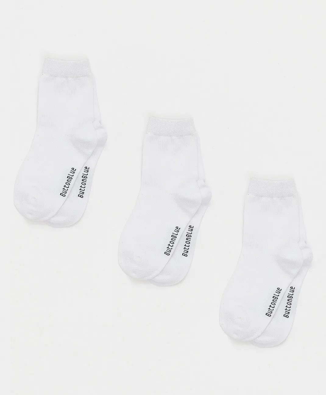 Белые носки Button Blue |