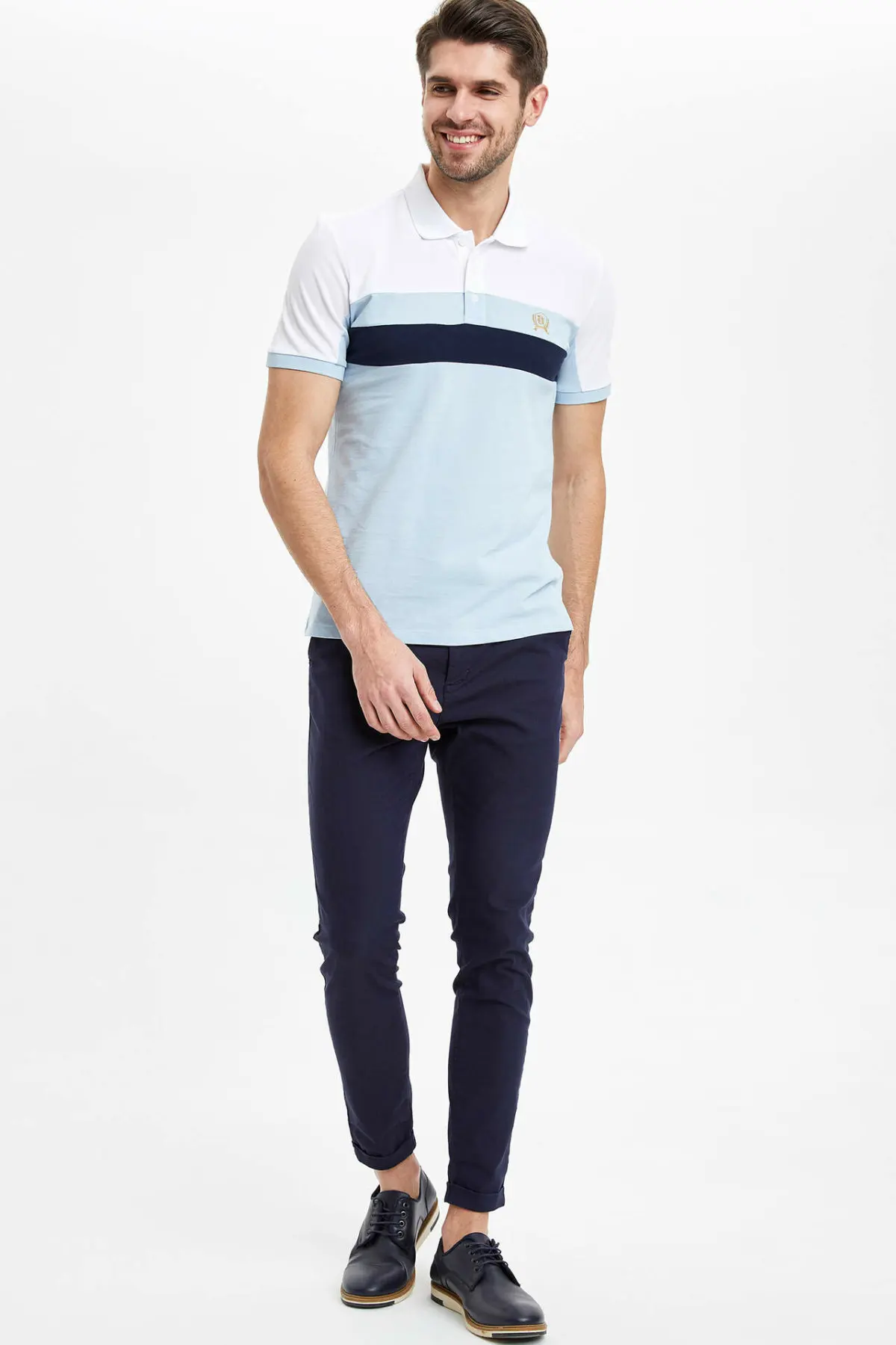 Мужская футболка DeFacto весенние повседневные футболки Топы мужские топы в