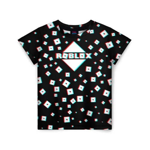 Детская футболка 3D ROBLOX/GLITCH | Мать и ребенок