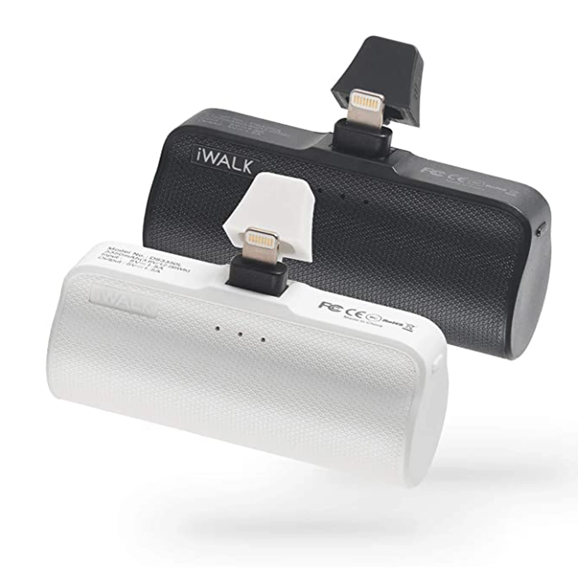 

iWALK Mini Portable Charger for iPhone with Built in Cable 4500mAh power bank Compatible with iPhone 11 pro/Xs/XS Max/XR/X/8/7/6