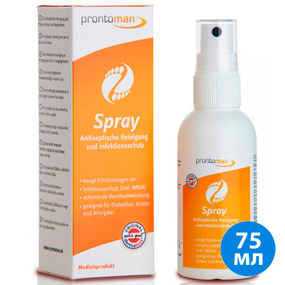 Prontoman Spray Размягчающий спрей для ног