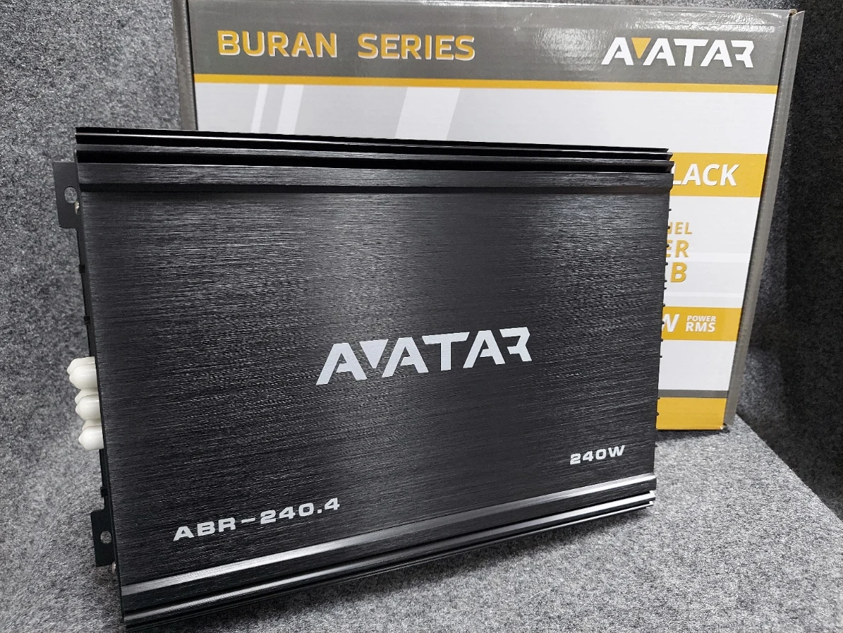 4-канальный усилитель AVATAR ABR-240.4 / АB-класс мощность 120 Вт x 4 |