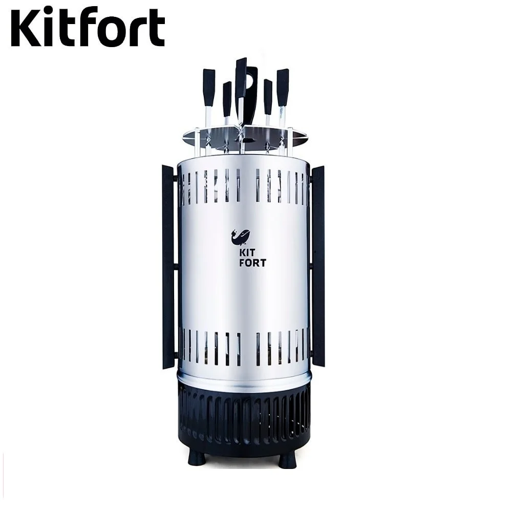 Elektroshashlychnitsy Kitfort KT-1405 Skewers with electronic KITFOR home kitchen appliances | Бытовая техника