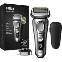 Braun Series 9 Pro 9417 Wet & Dry Rechargeable Shaver + Charging Stand + Travel Case