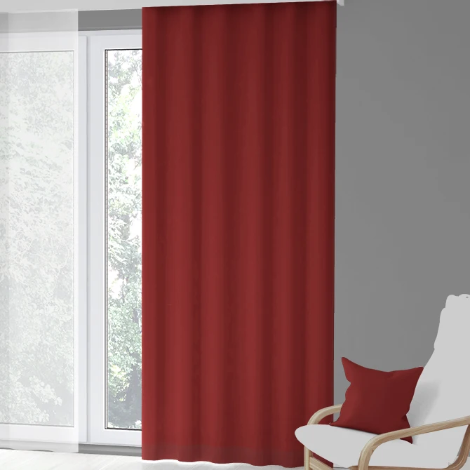 

Modern Fabric Window Curtains Solid Color Sun Shade Curtain Decorative Items for Living Room Home Series Model 097
