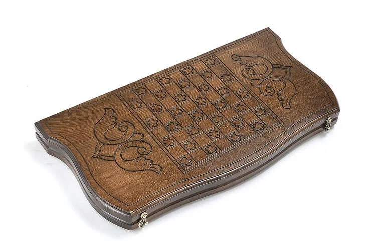 Нарды резные &quotОскал Волка&quot 60 Sargsyan игра ручной работы недорого подарочные