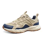 Уличная походная обувь для мужчин, водонепроницаемая Нескользящая Осенняя спортивная обувь для тропинга, износостойкая обувь для альпинизма и походов, походная обувь