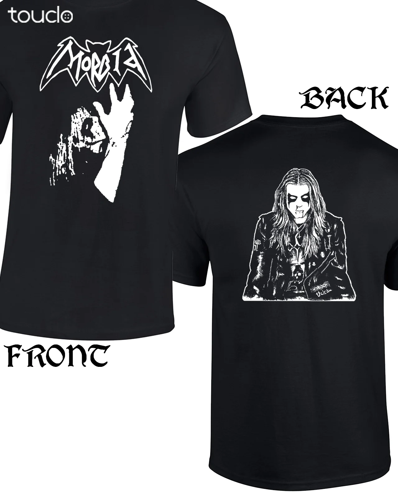 

MORBID T-shirt dead mayhem norwegian black metal sarcofago sodom bathory poison double sided