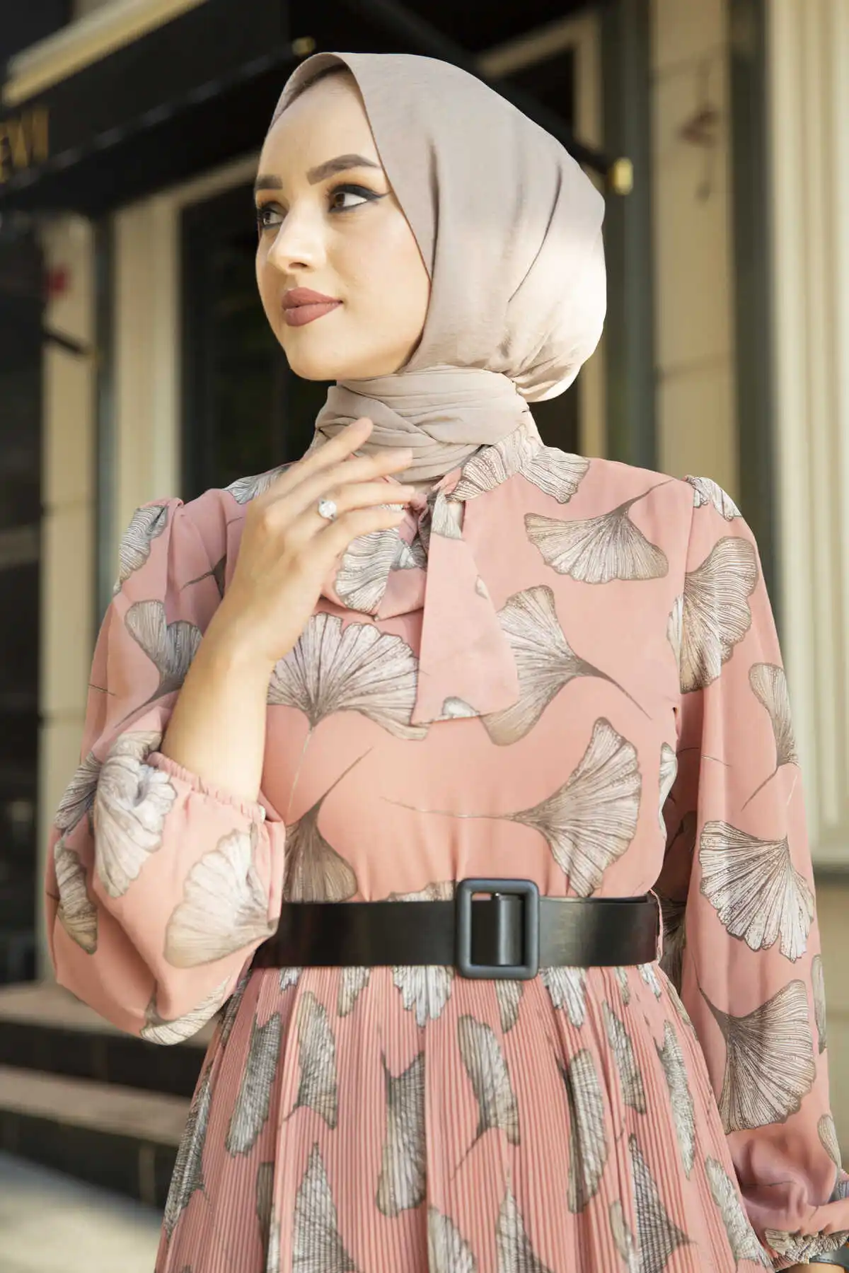 Платье женское Плиссированное с устрицами в стиле кэфтан моракаин абайя Дубай