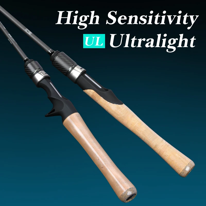 

TSURINOYA Fishing Rod DRAGON 1.82m UL Power Spinning Casting Lure Rod FAST Action High Sensitivity Bait Finesse Trout Rod