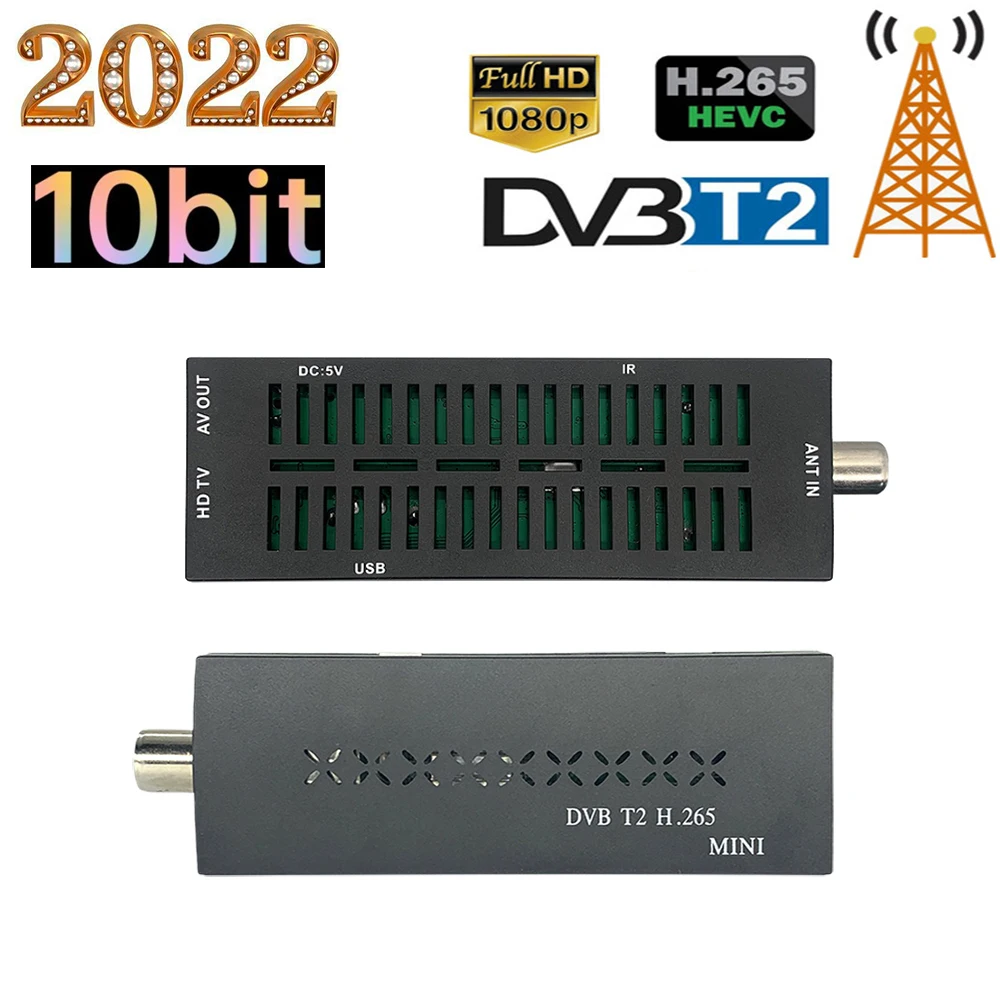 

Мини ТВ-приставка Haohsat DVB T2 поддержка H.265 10Bit Hevc USB Wifi MT7601 1080P Full HD Sm-art TV DVB-T/C и Top Box