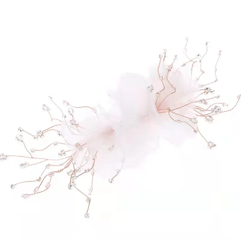 

Bridal headwear Sen system fairy pearl hairpin earrings hair accessories wedding accessories set