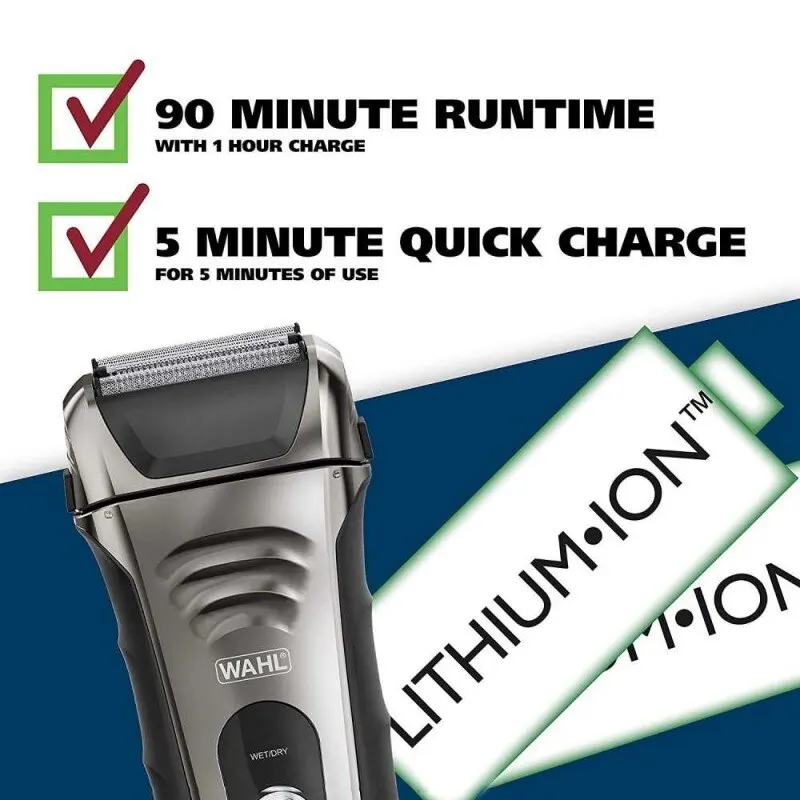 Водонепроницаемая бритва Wahl 07061% 100 из фольги электрическая триммер для бороды