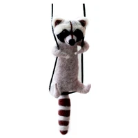 needle felting kits merino mini raccoon for beginners felting mat felting needles finger guards instruction diy felt craft